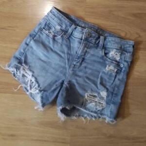 American Eagle Next Level Stretch Distressed Shorts